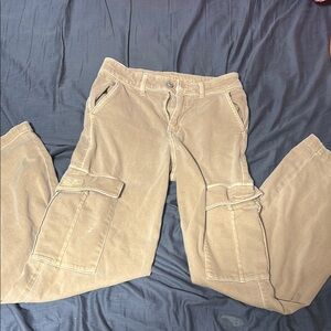 American Eagle Outfitters Tan Wide Leg Pants